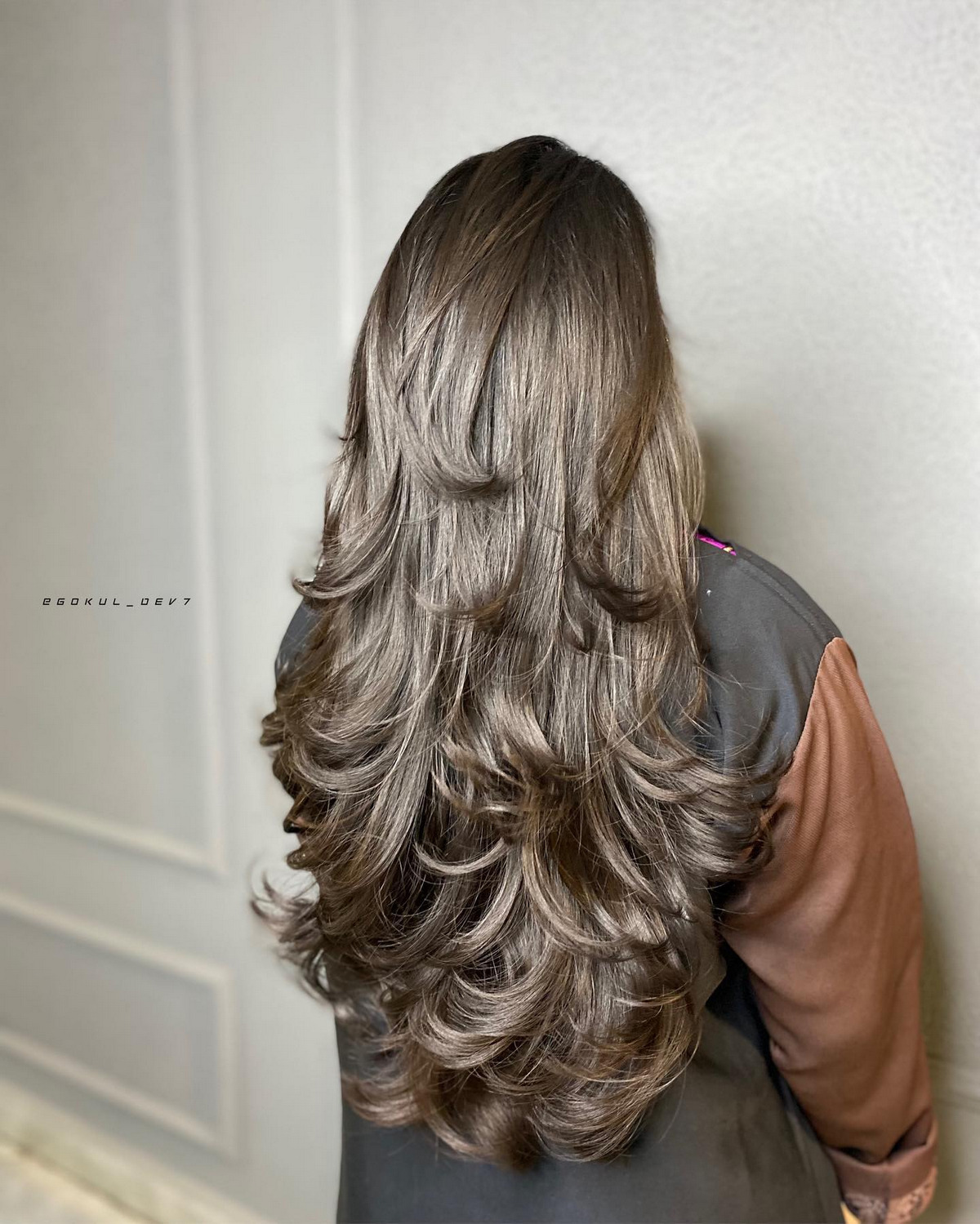 Textured Layers For Long Hair