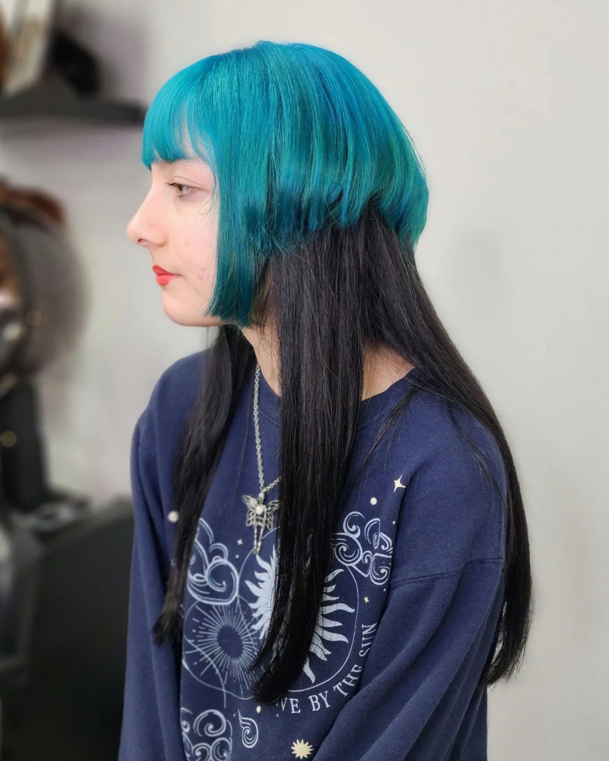 Blue Jellyfish Hair