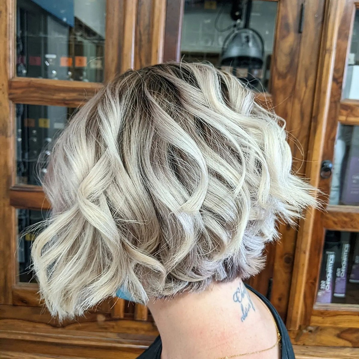 Choppy Bob With Root Shadow