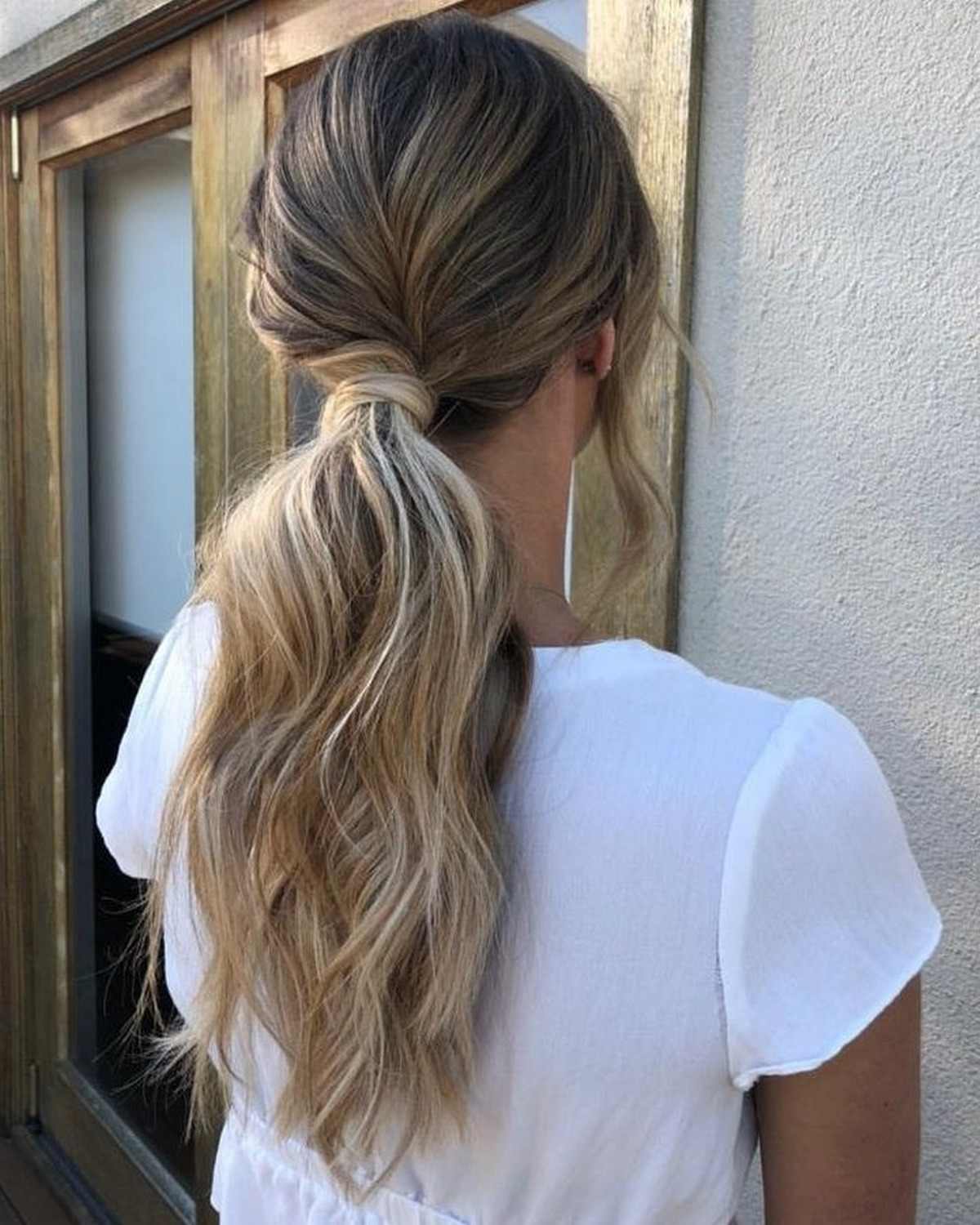 Textured Ponytail