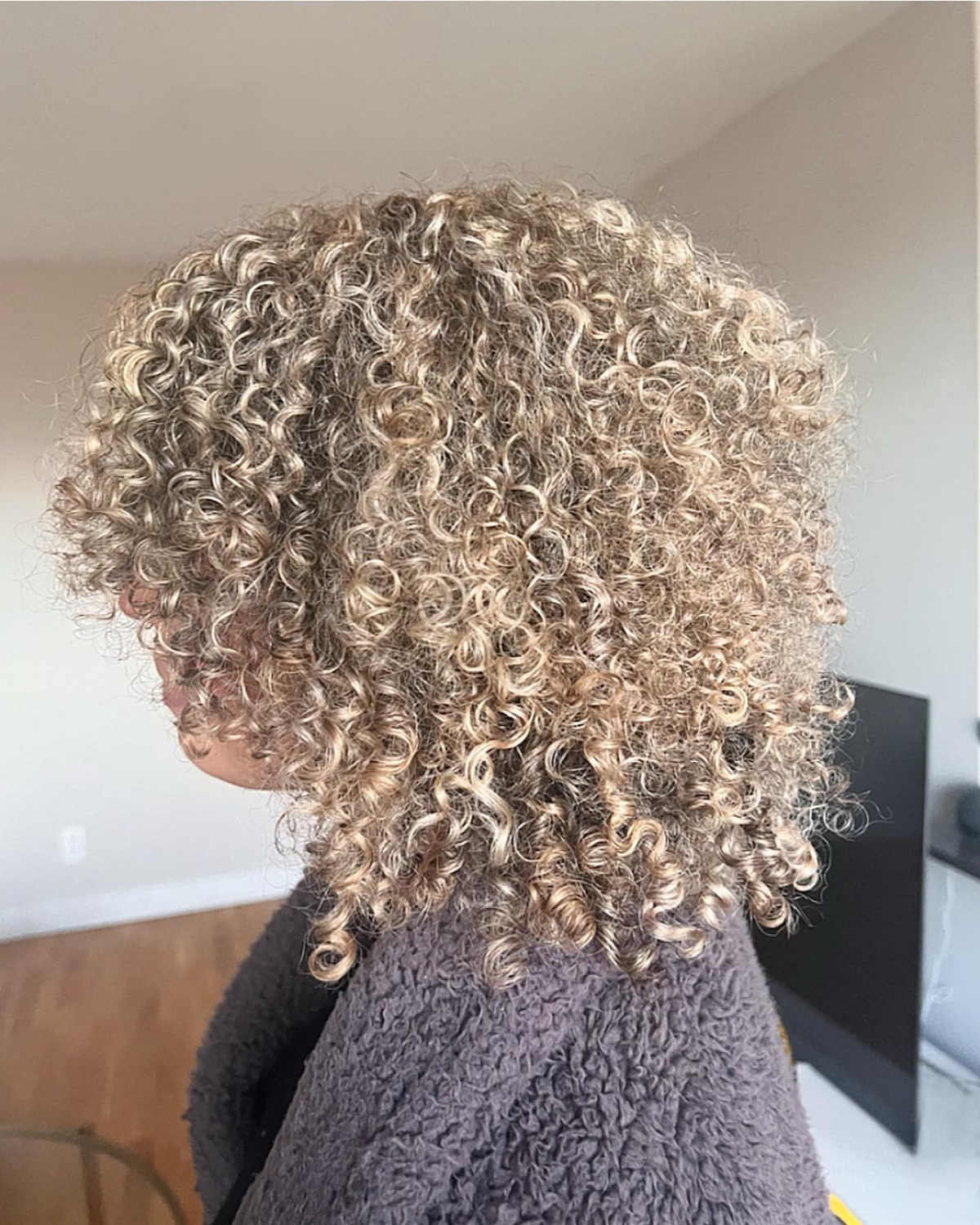 Bright Blonde Curls