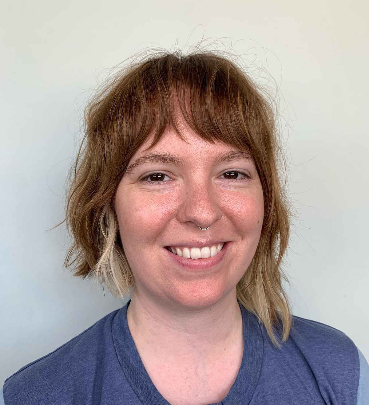 Asymmetrical Bob With Choppy Bangs