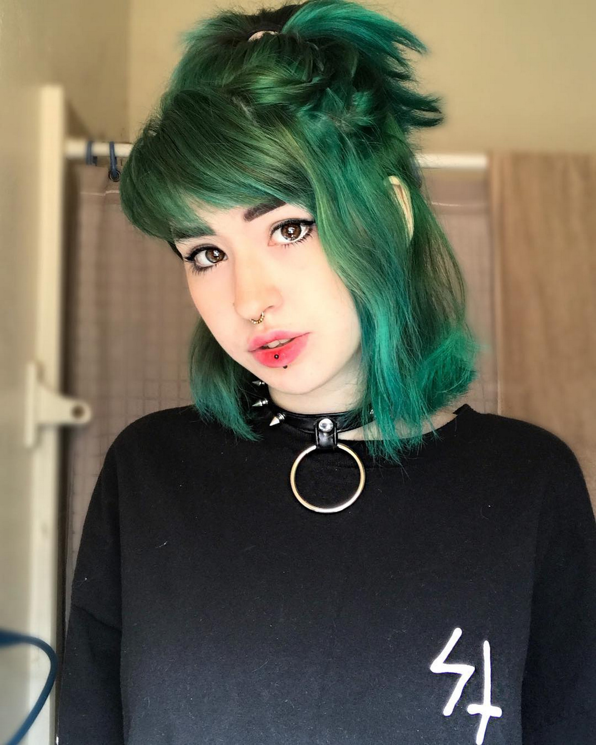 Green Short Hair