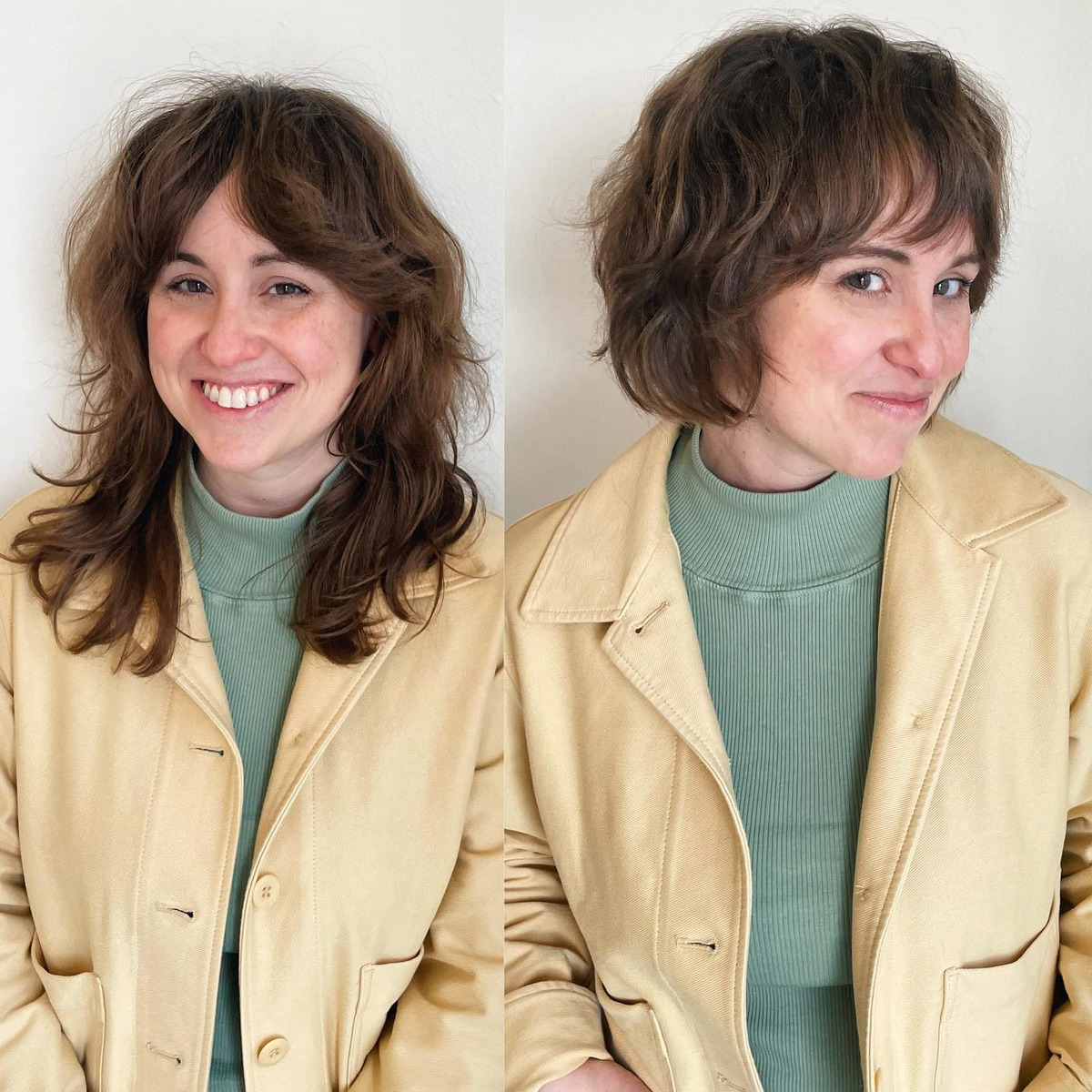 Layered Bob With Messy Bangs