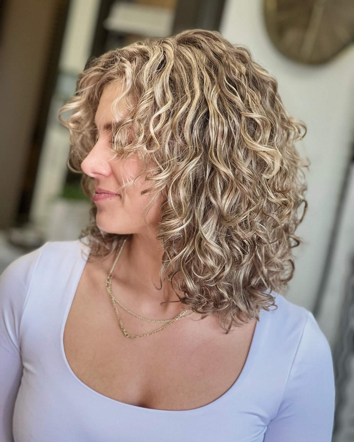 Curly Ash Blonde Hairstyles