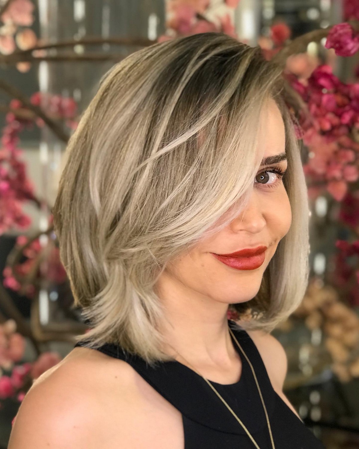 Medium Bob With Long-Feathered Bangs