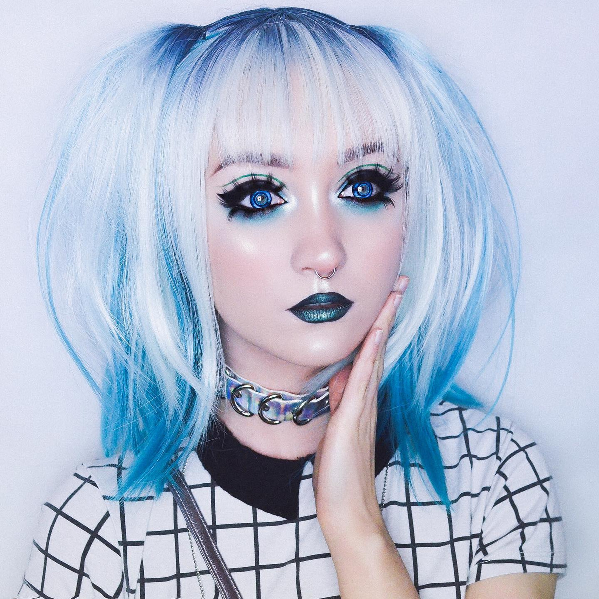 Blue Aesthetic Hair
