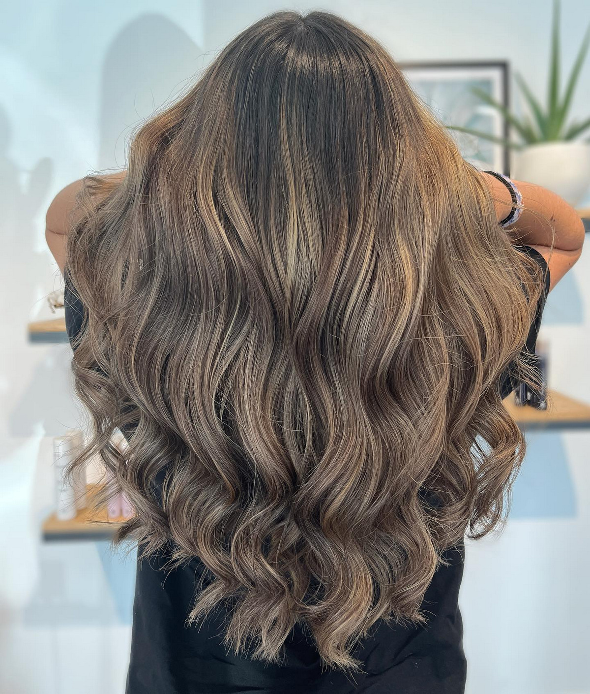 Sandy Mocha Balayage With Beige Undertones