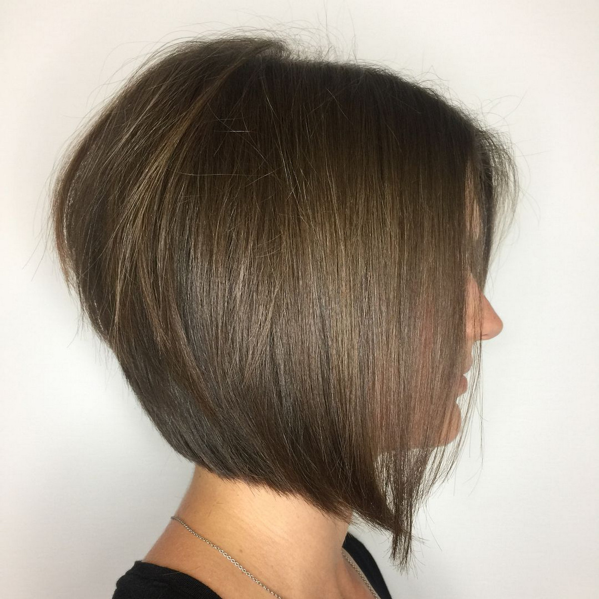 Classy Stacked Brown Bob