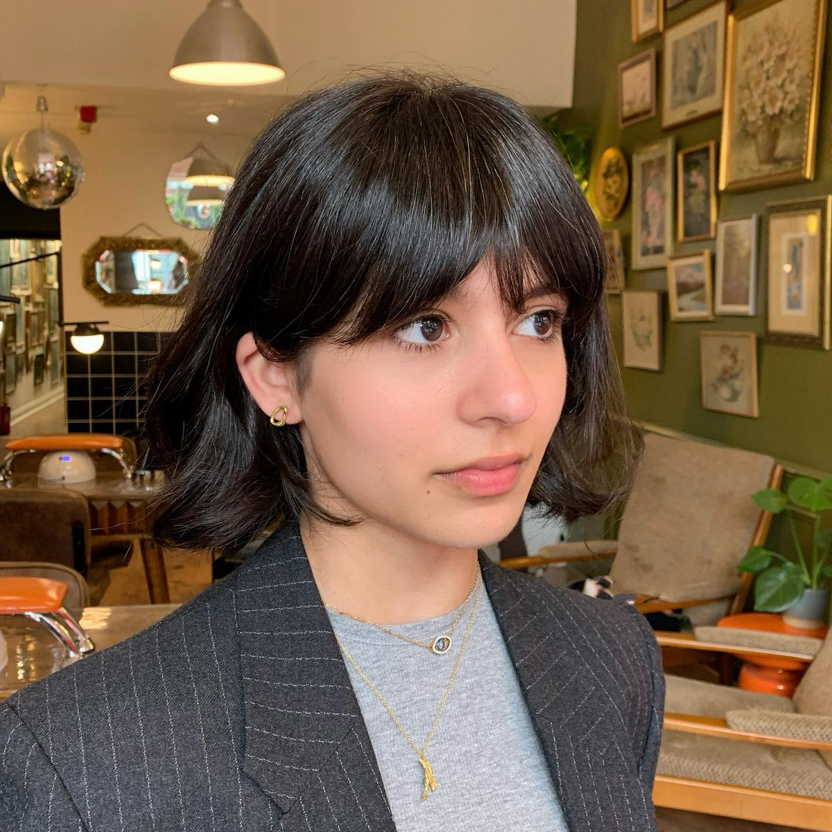 Layered Bob With Bangs
