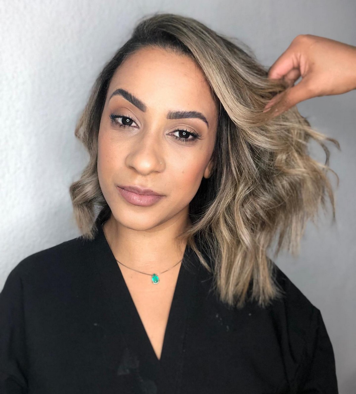 Side-Swept Choppy Bob