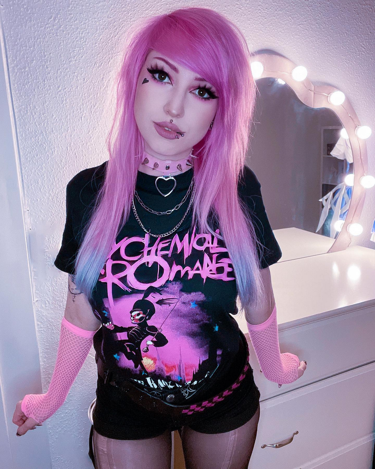Side-Swept Fringe With Long Hair