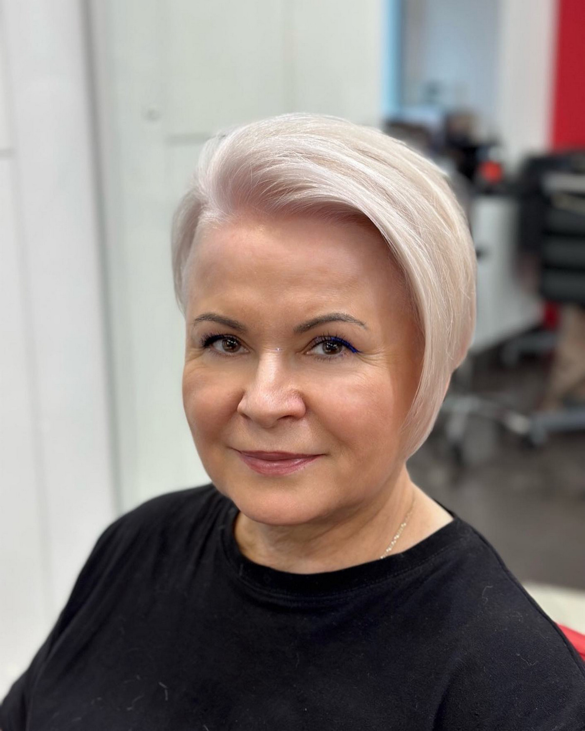 Side-Swept Pixie Cut