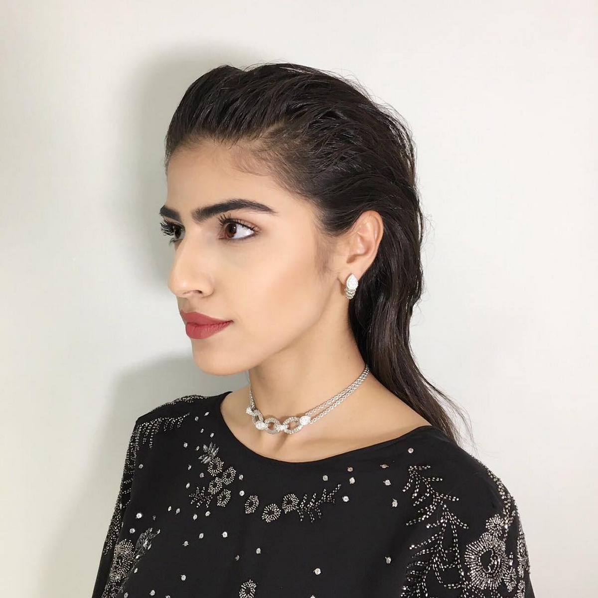 Slicked Back Long Locks