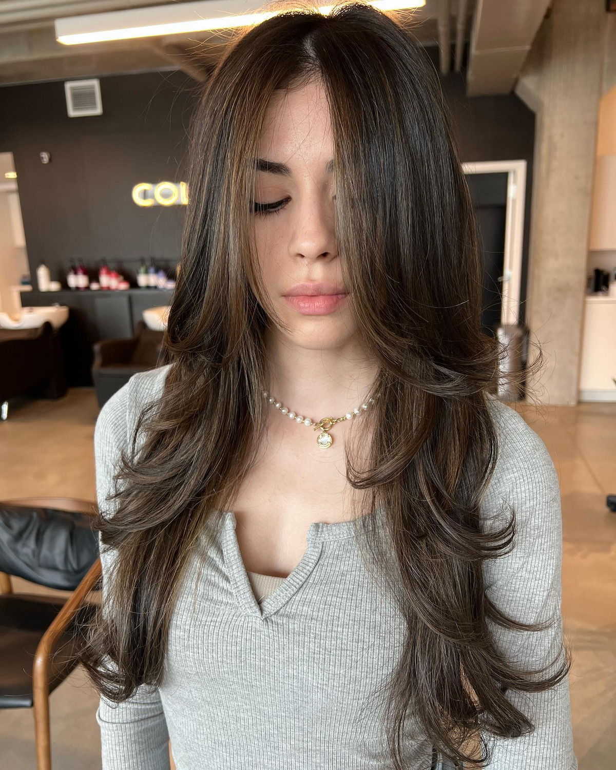 Dimensional Brunette Layers Hair