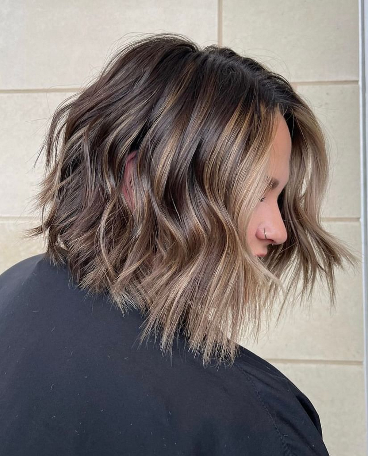 Layered Bob With Edgy Texture