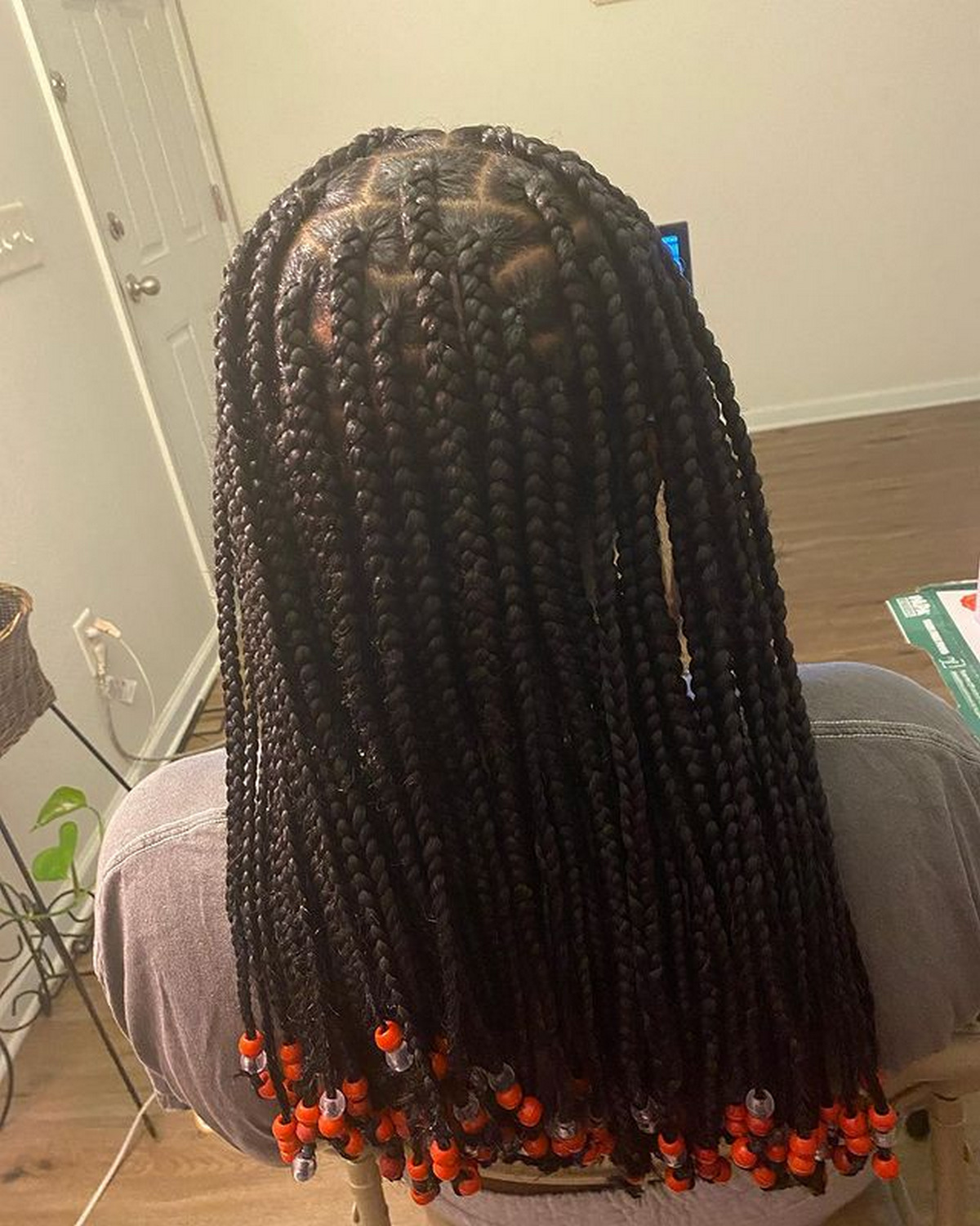 Box Braid For Medium-Length Hair