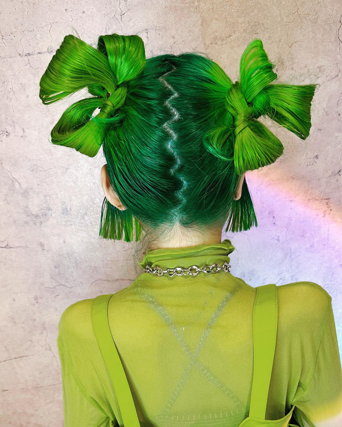Double Bow Bun Hair