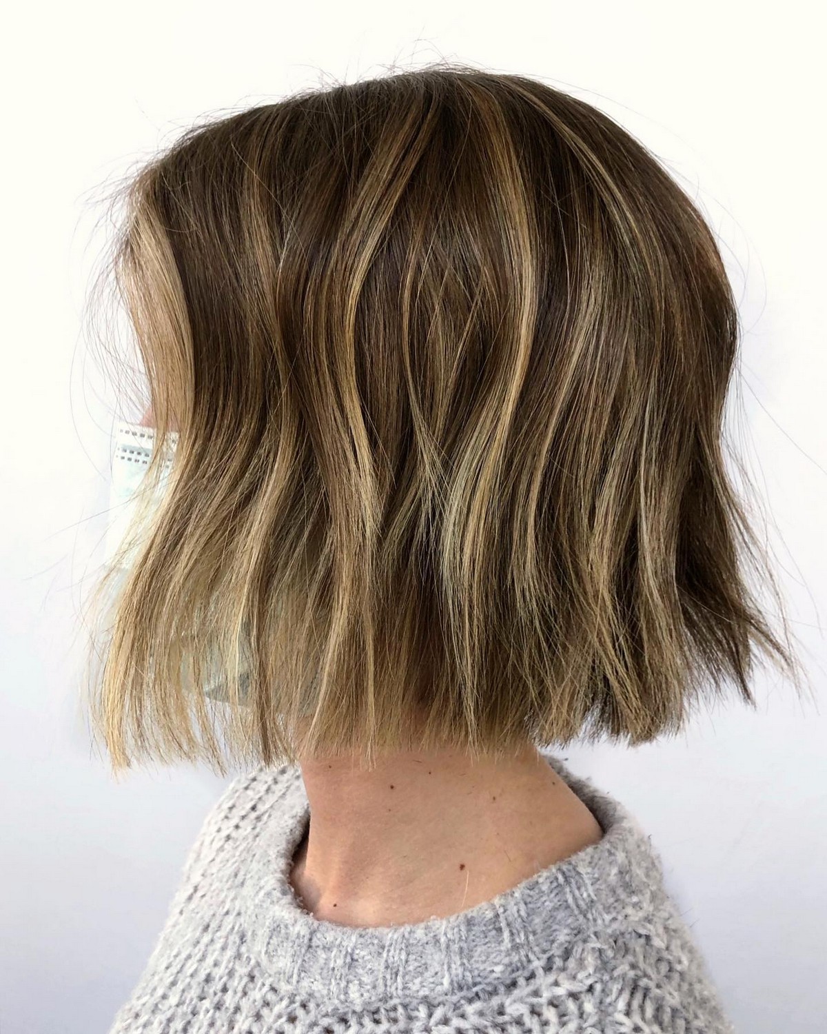 Blunt Choppy Bob