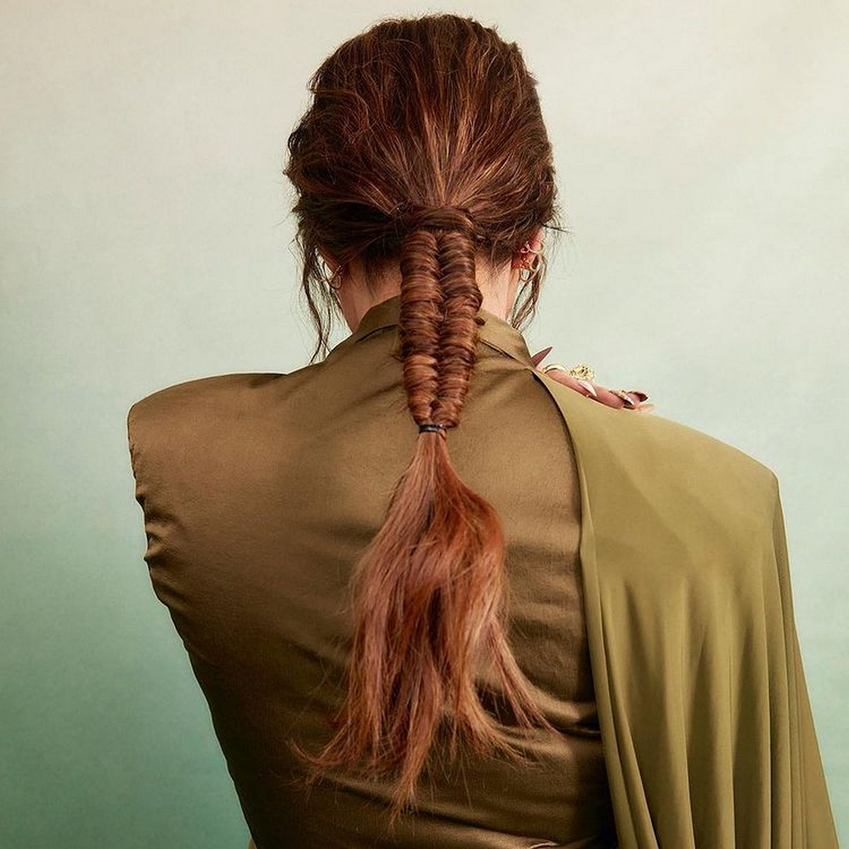 Fishtail Braid For Medium-Length Hair