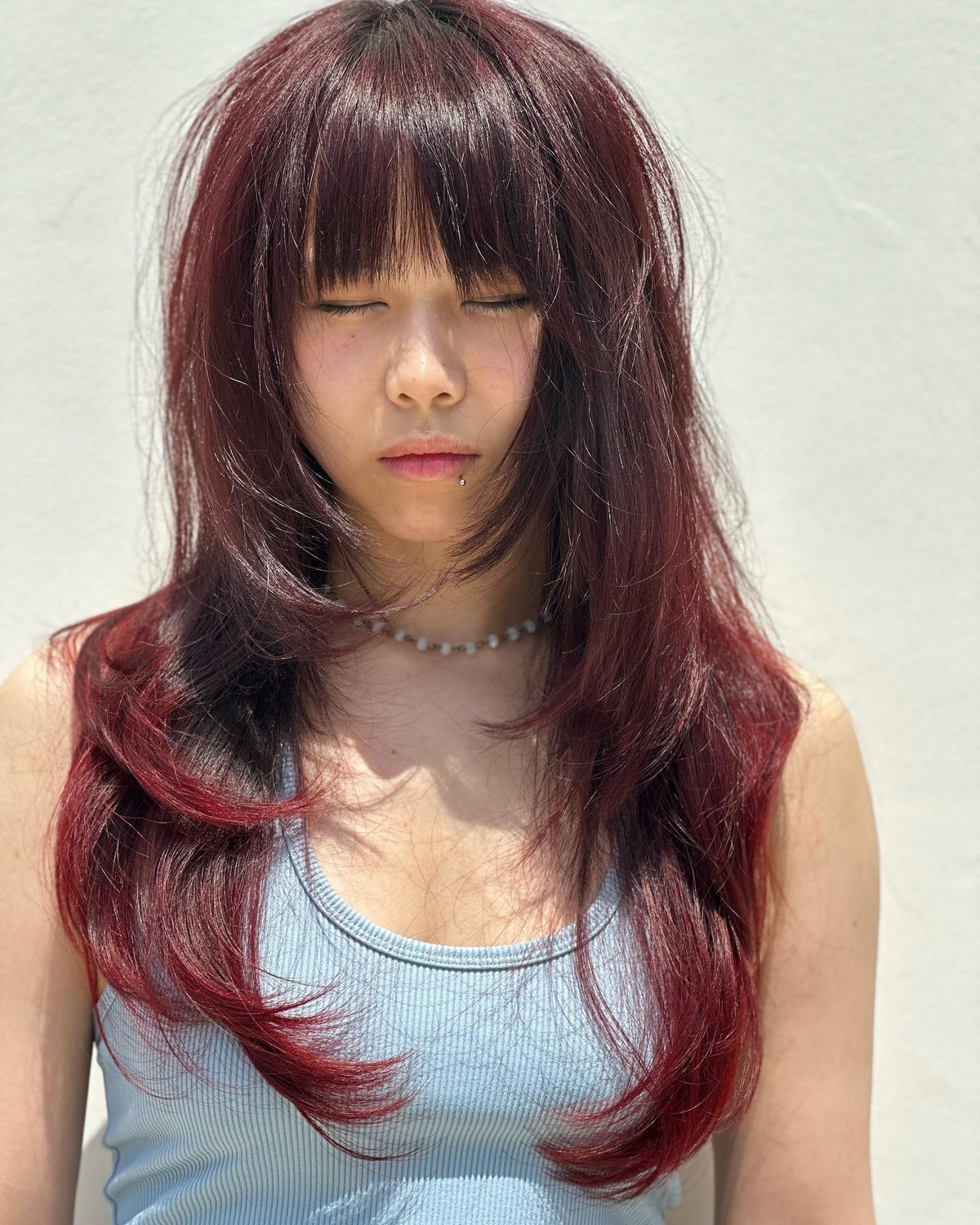 Sunburst Face-Framing Layers With Bangs