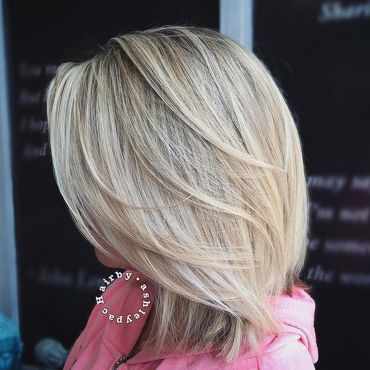 Medium-Length Hair With Swoopy Layers