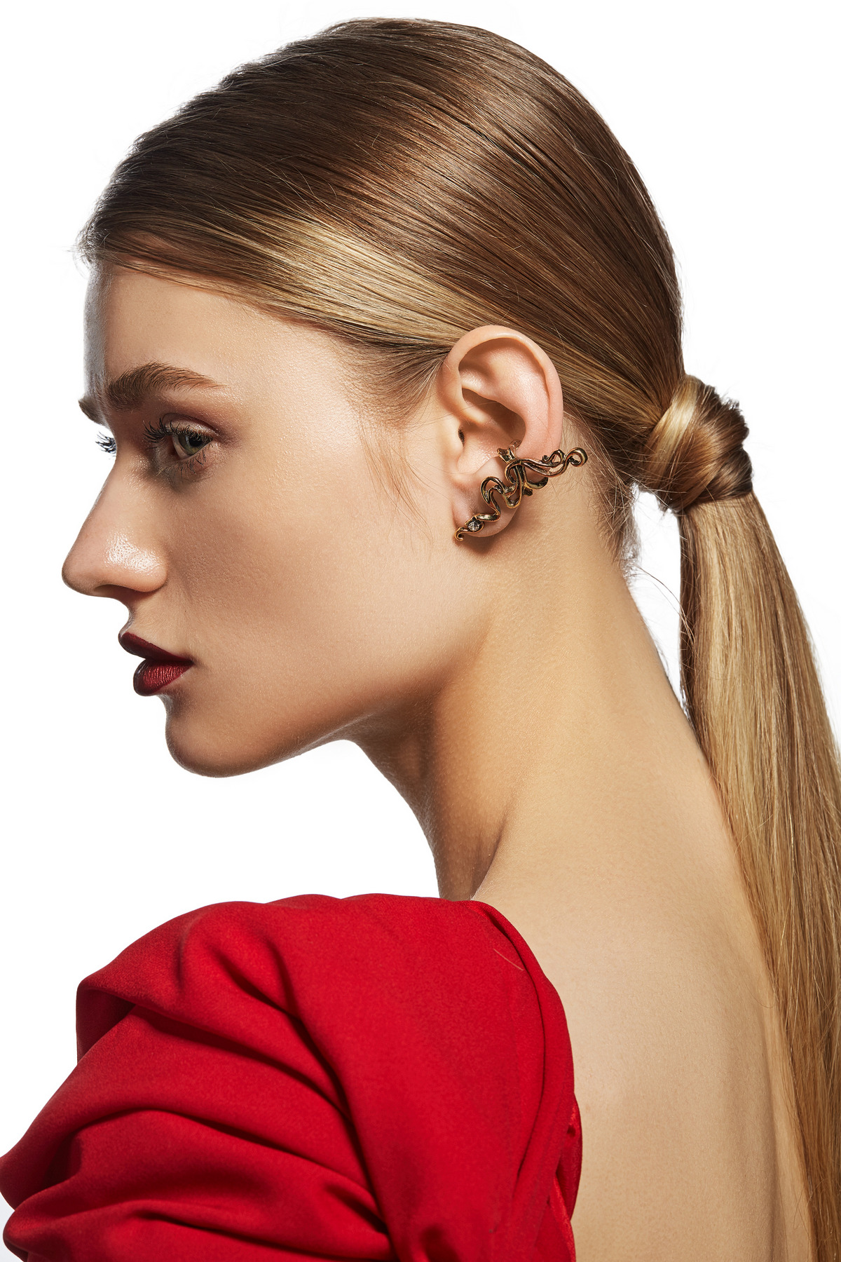 A Low Ponytail