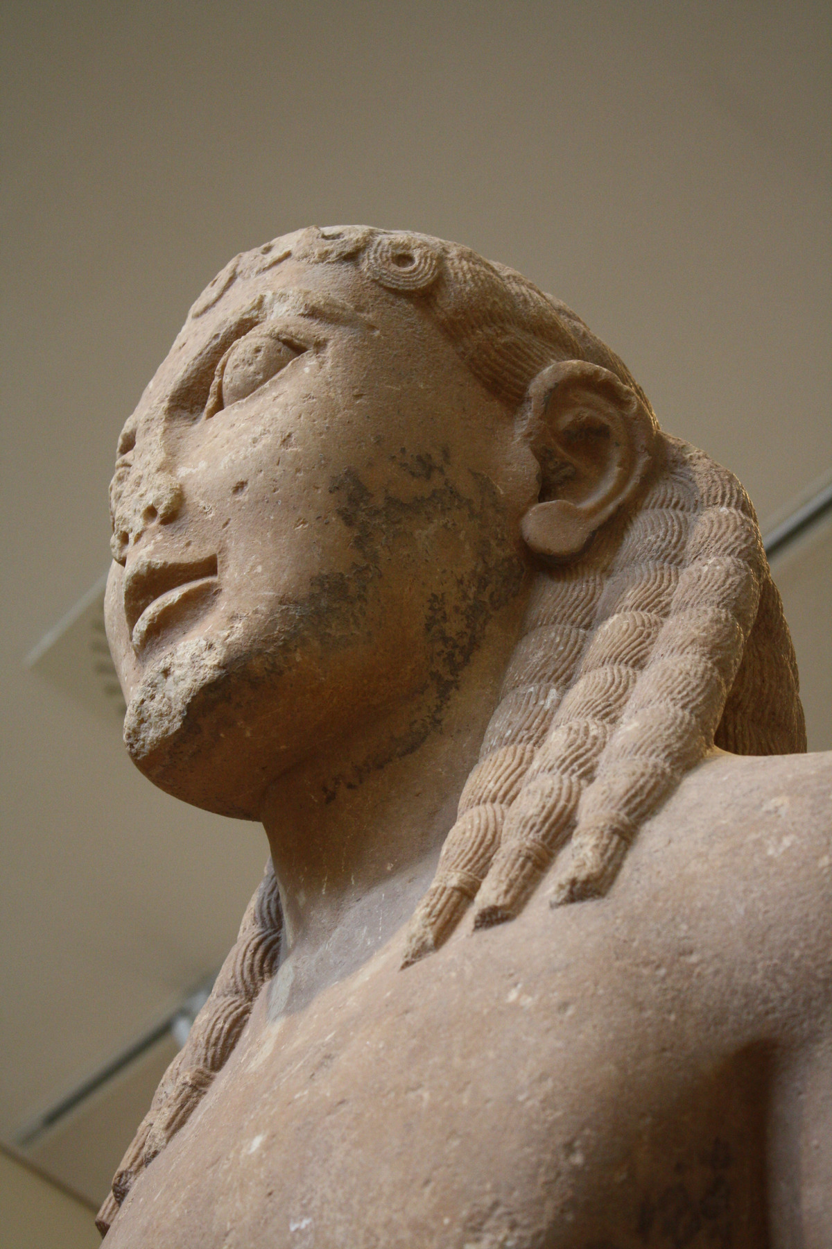 Ancient Greek Statue with dreadlocks