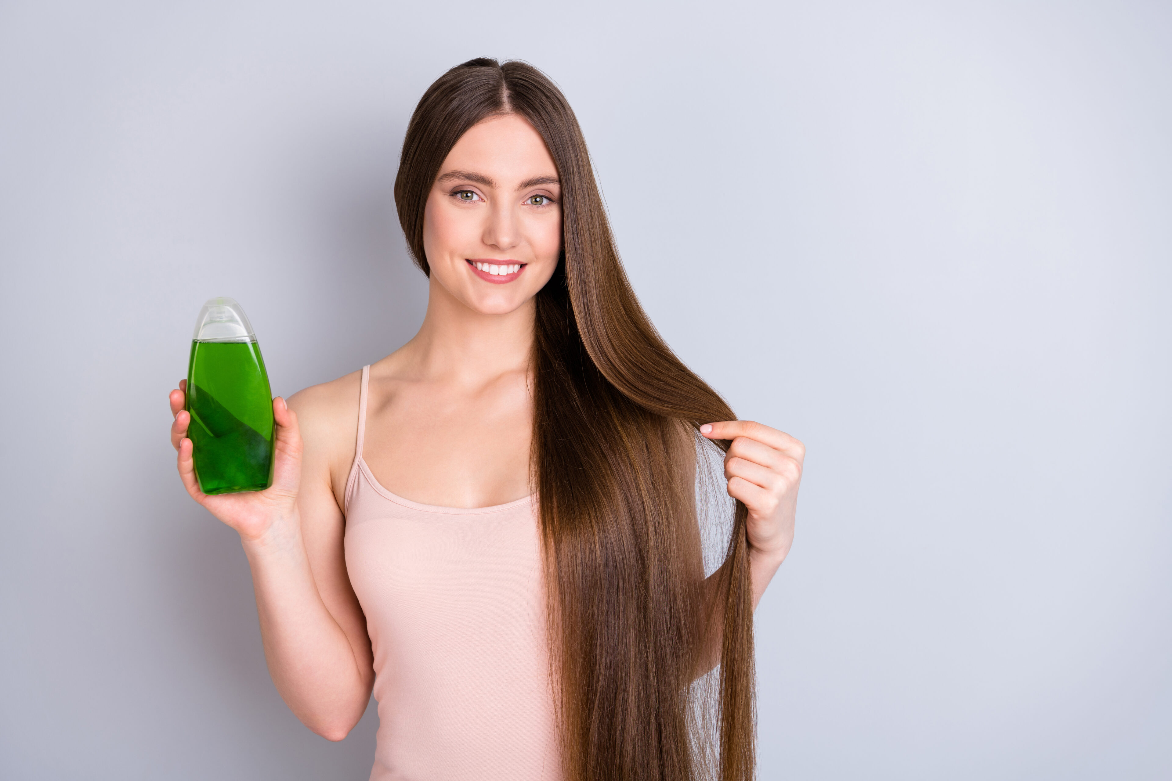Apply Aloe Vera gel to hair