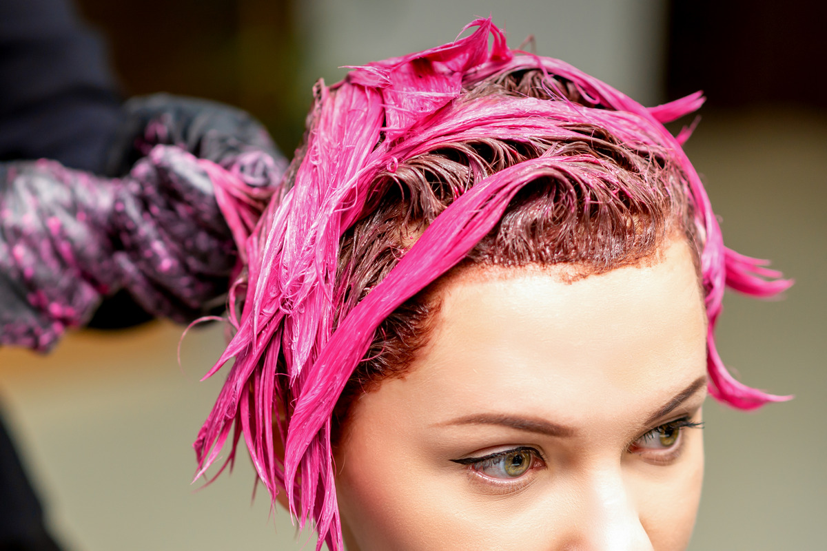 Apply on hair