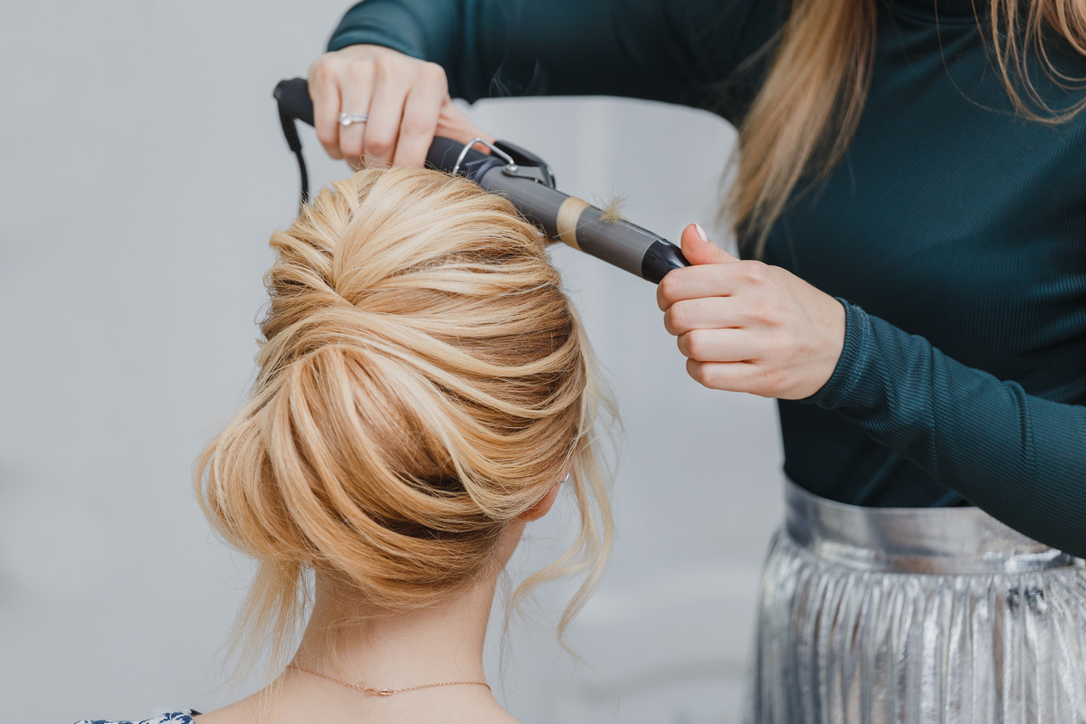 Avoid styling hair with heat too much