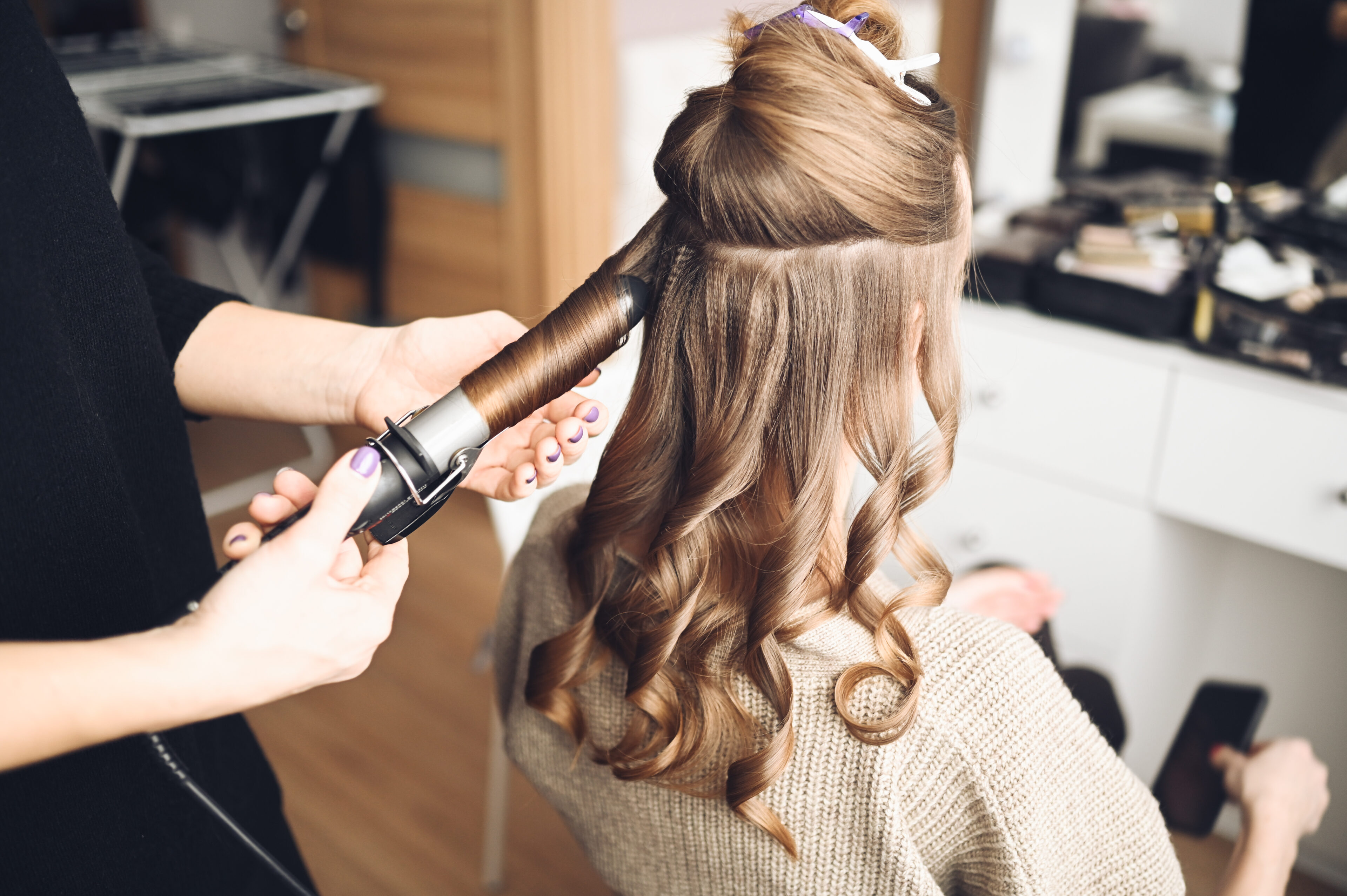 Avoid using the heat to style your hair