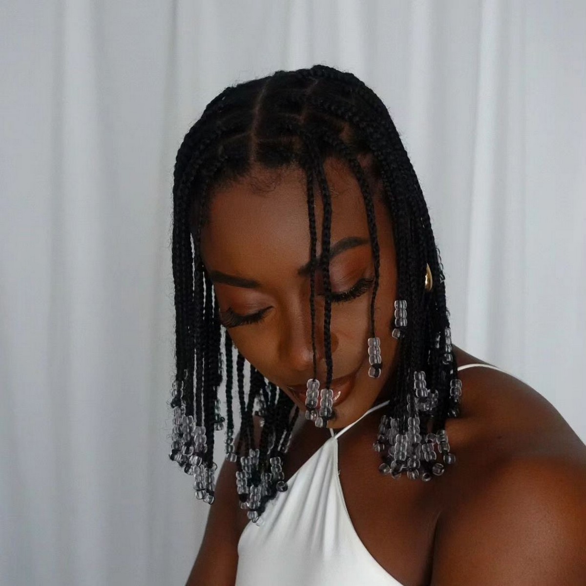 Braids with beaded ends