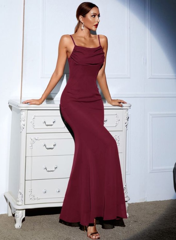 Elegant Burgundy Prom Dresses A Line Floor Length Flower Lace Up Satin  Square Collar Cap Sleeve Robe Banquet Evening Gowns 2023 - AliExpress