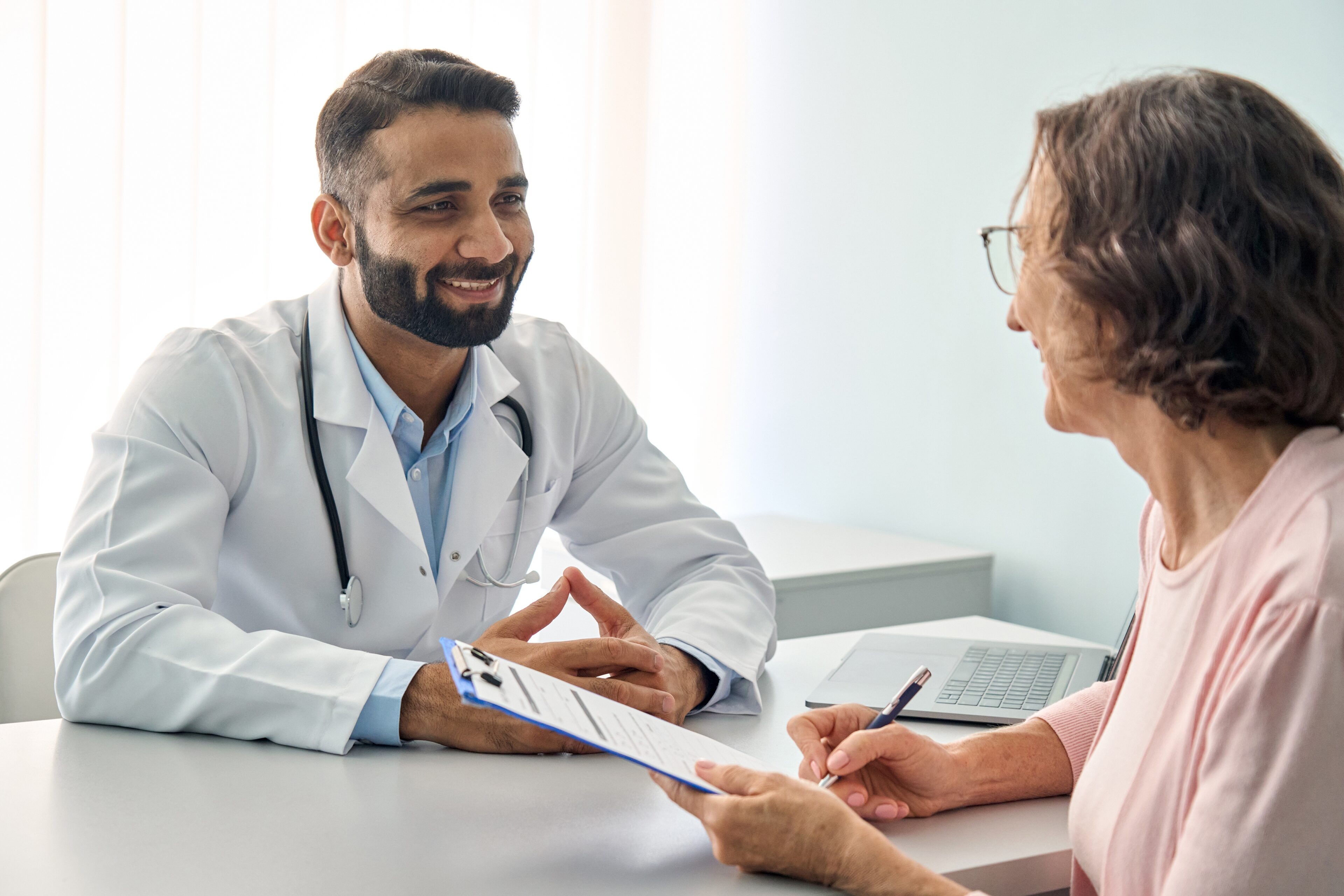 Consult with healthcare professional