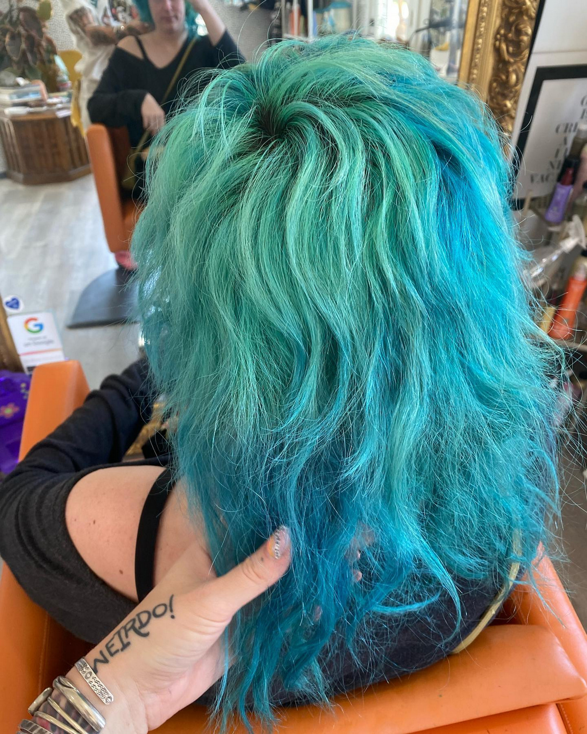 Dyed hair color fading