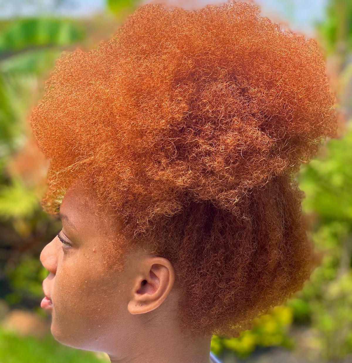 Redhead Vibrant Under The Sun