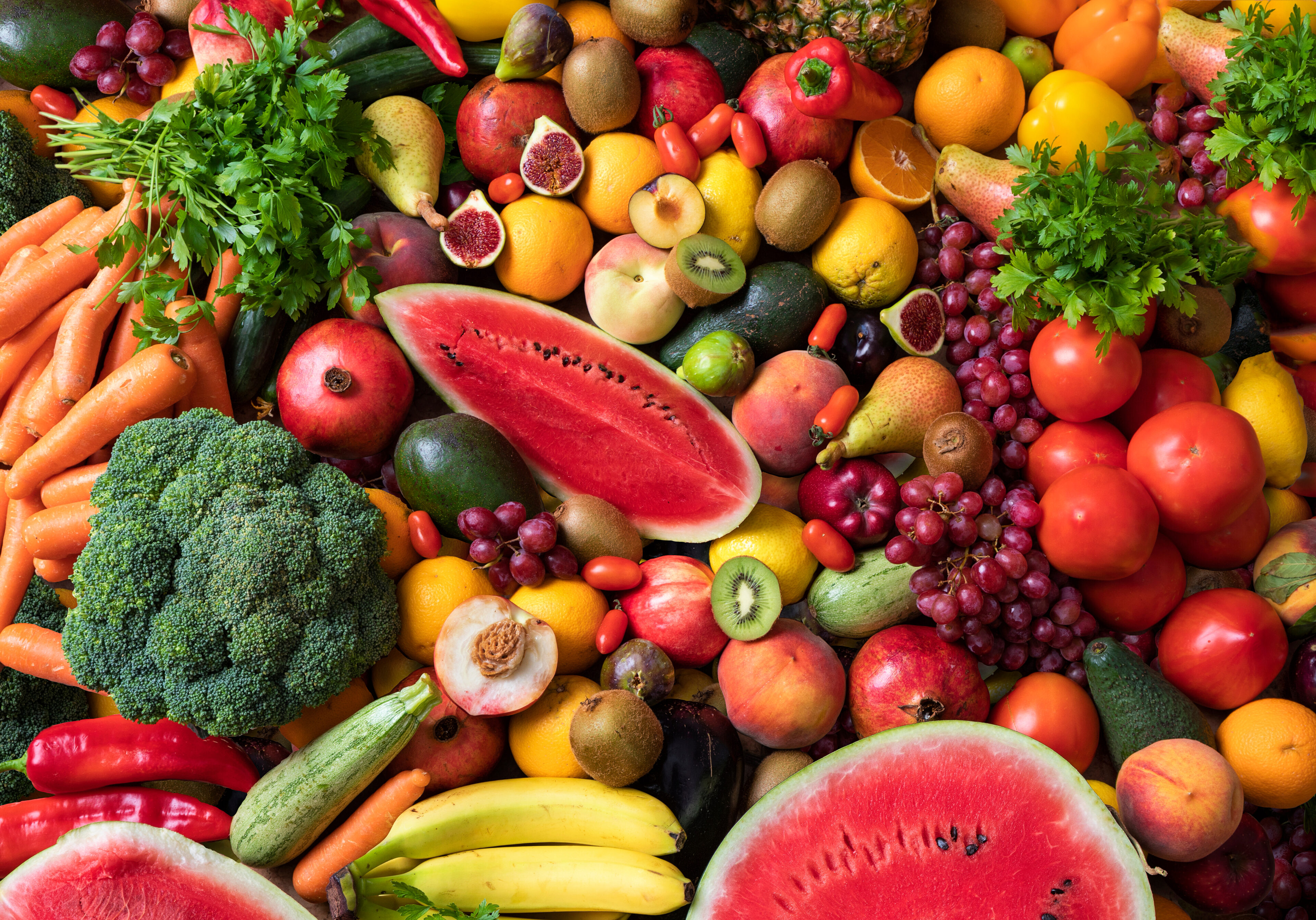 Fruits and vegetables