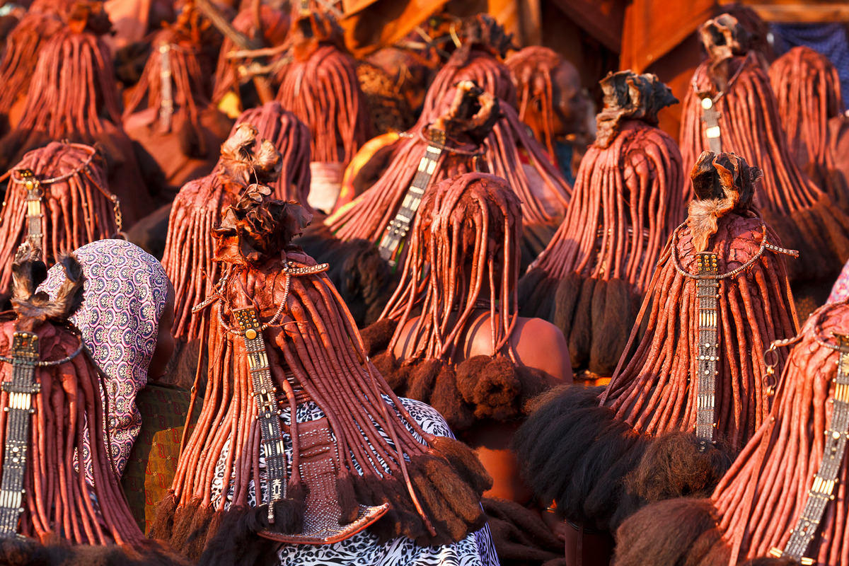 Group of Himba women