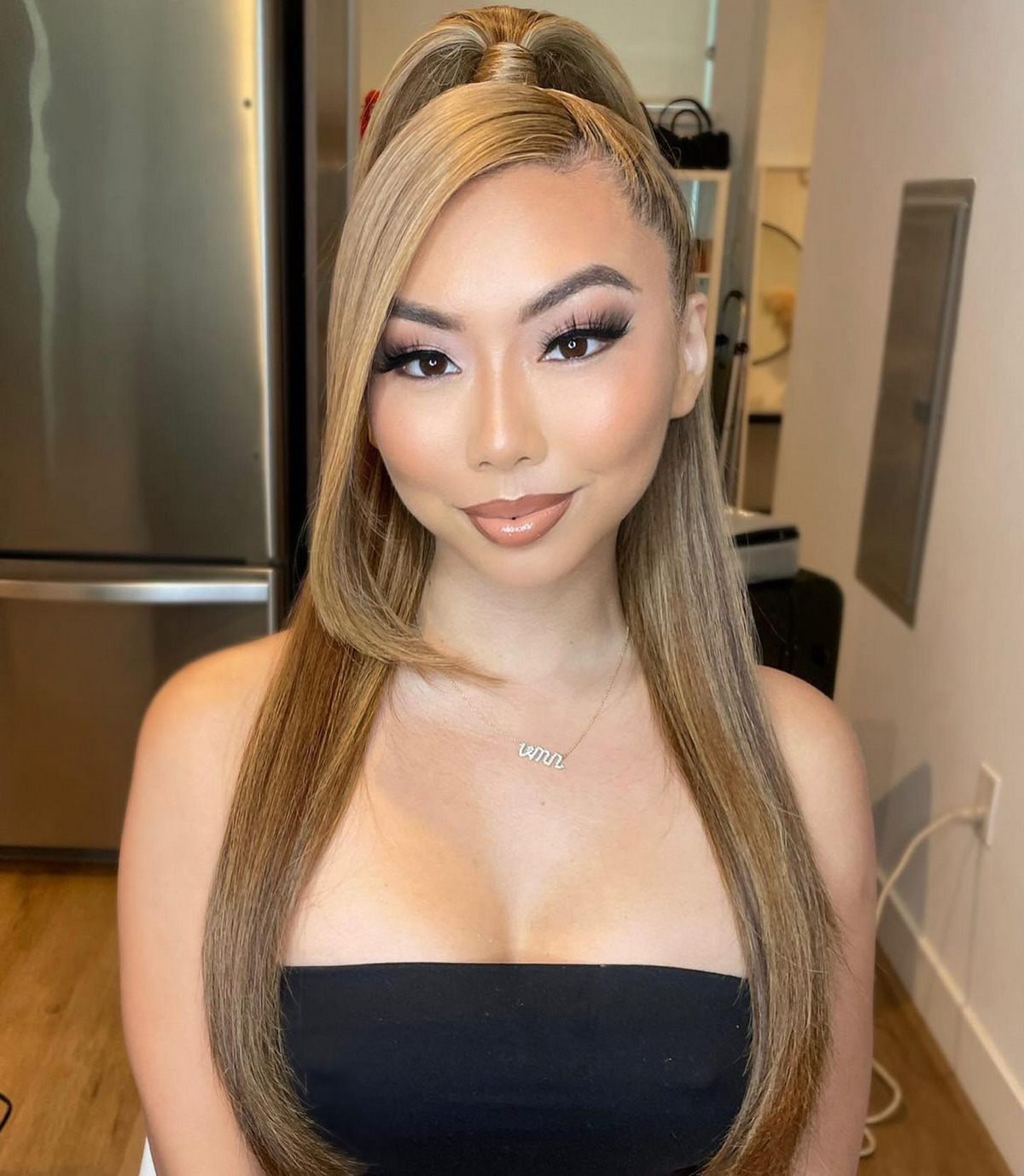 Half-Up, Half-Down Ponytail
