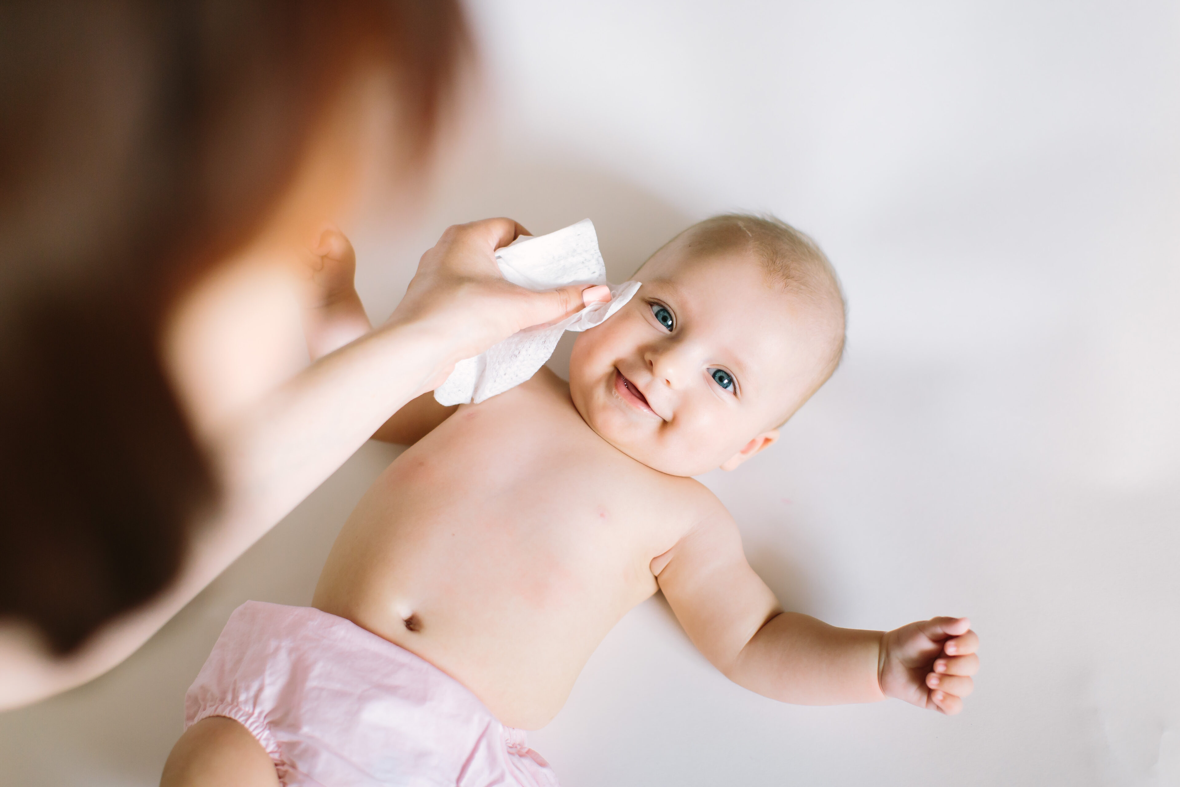 Get hair out of a baby’s eye