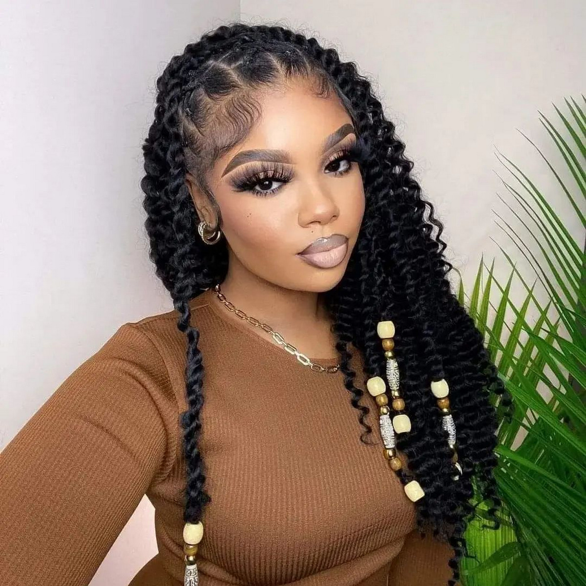 Impressive cornrows protective hairstyle