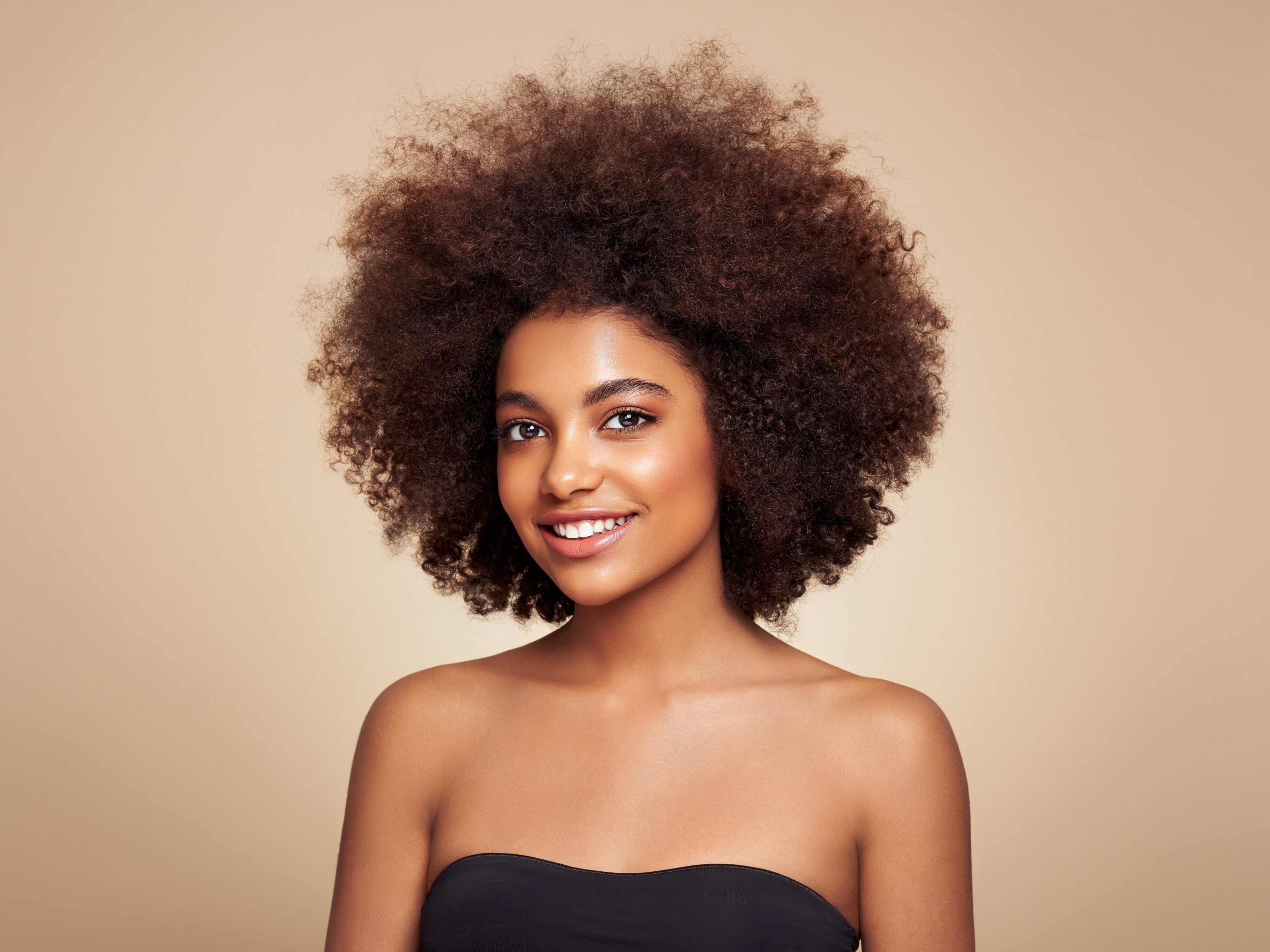 Curly hair