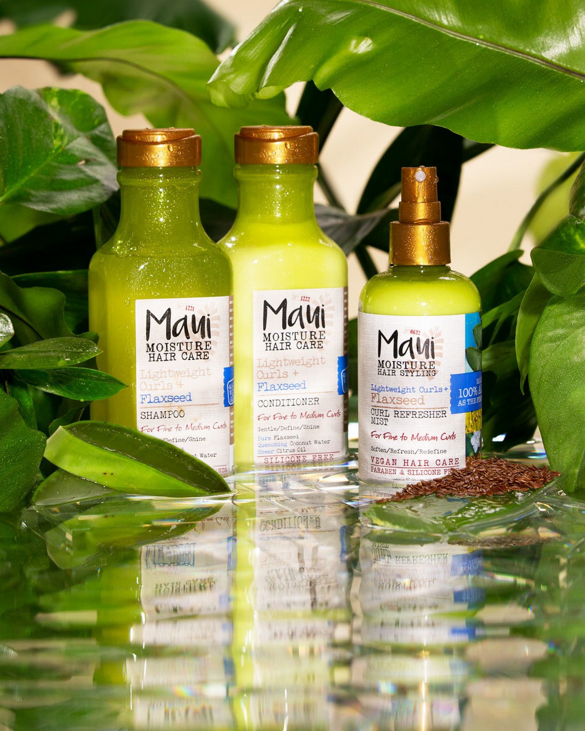 Lightweight Curls + Flaxseed collection