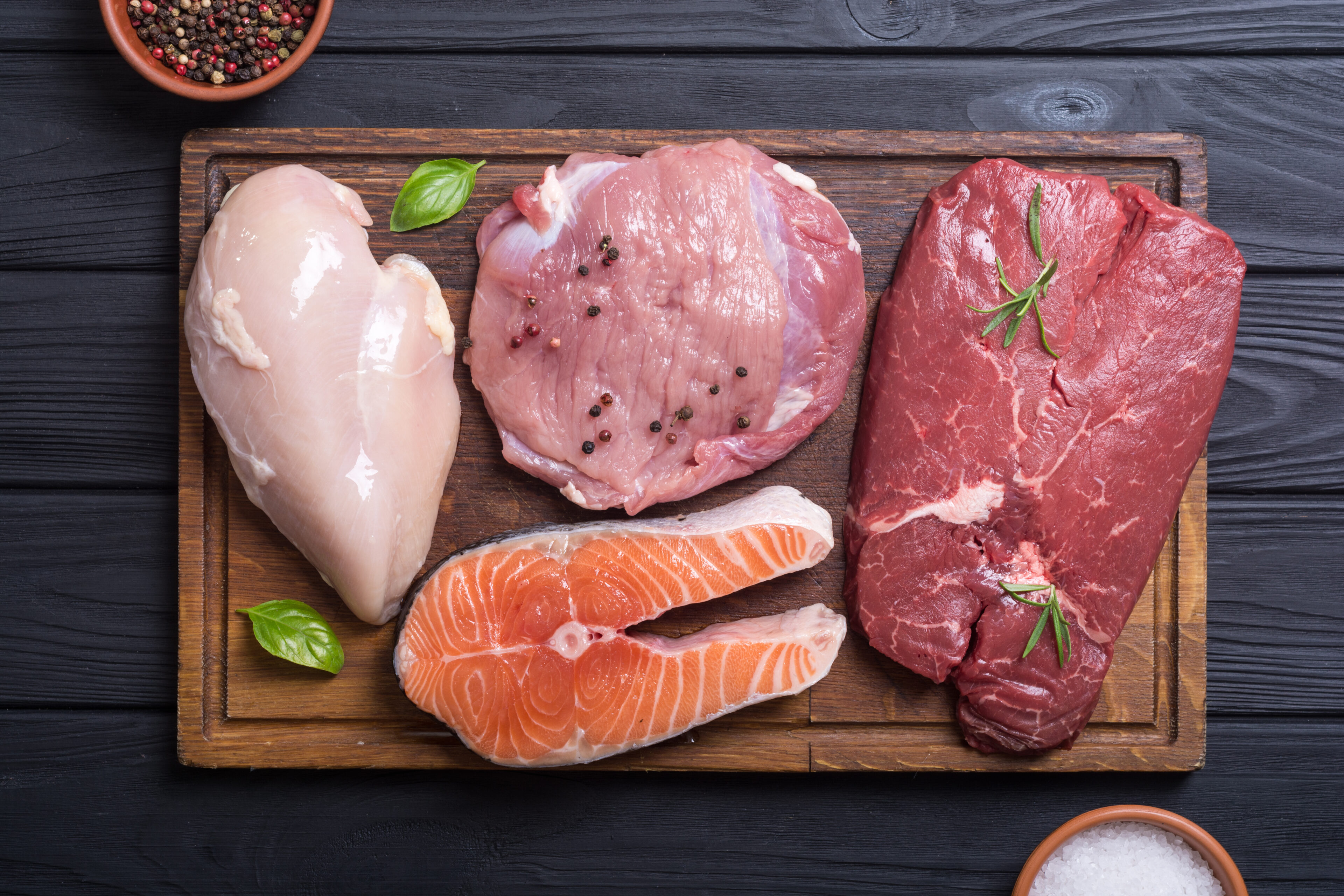 Meat and fish