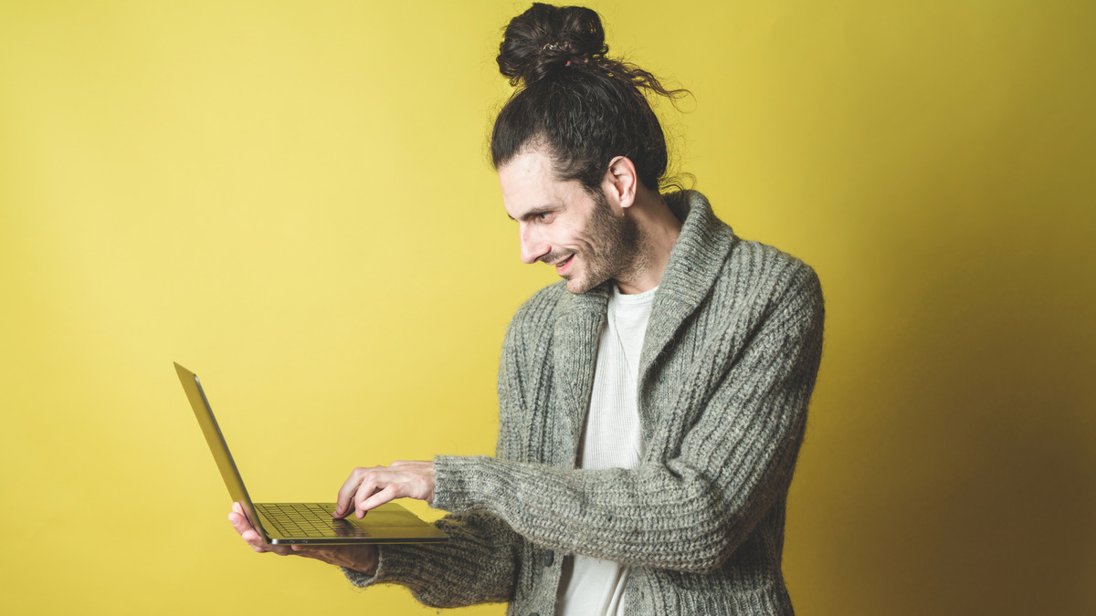 Messy Man Bun