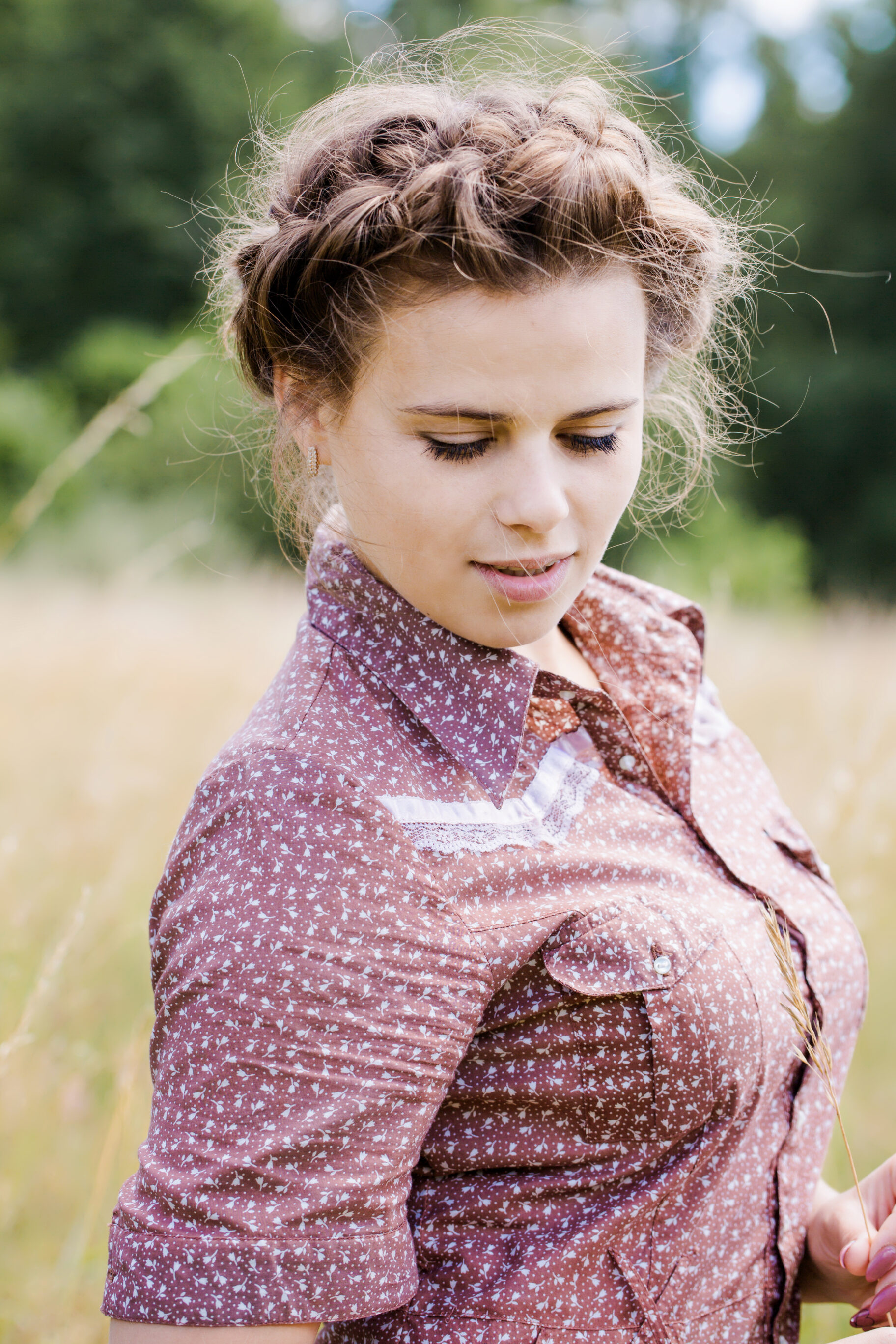 Milkmaid braid