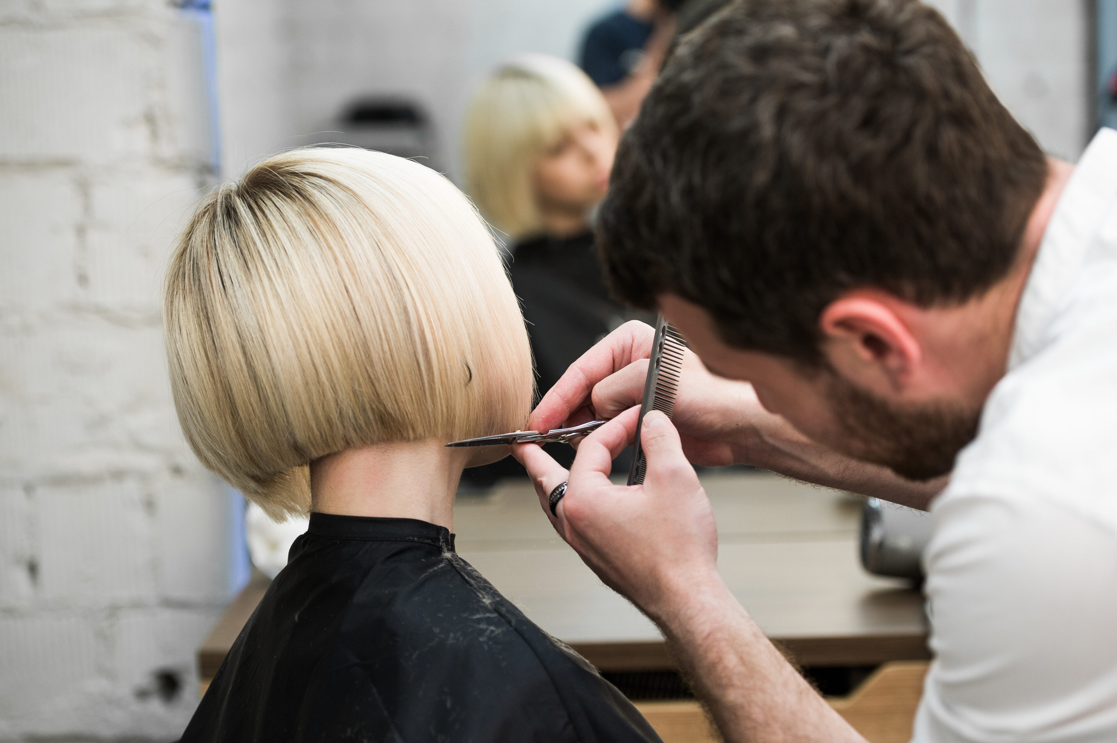 Trim hair and keep it short