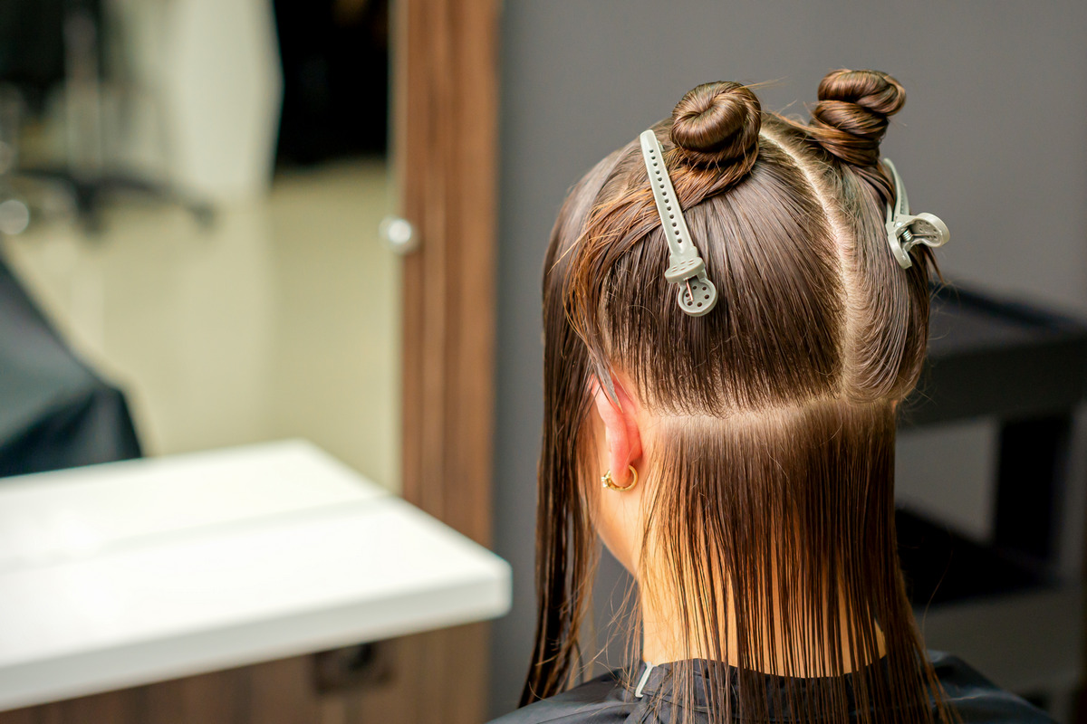 Section hair