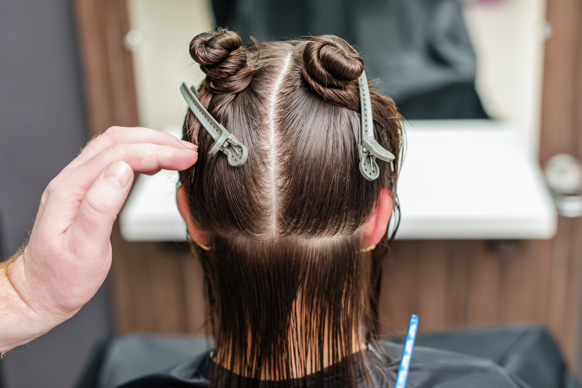 Section hair